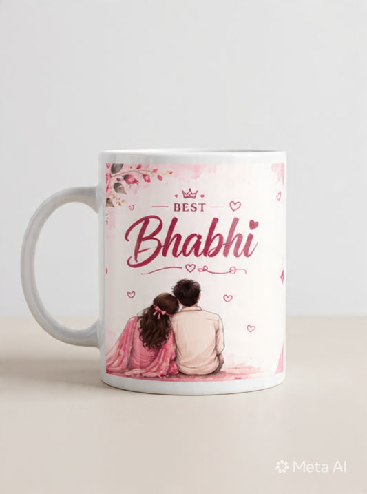 Best Bhabhi Coffee Mug – 11 oz Ceramic Gift Mug