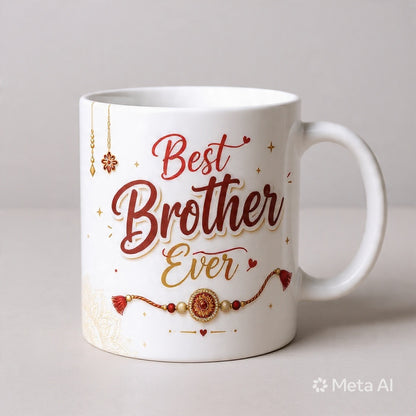 Best Brother Coffee Mug – 11oz Ceramic Gift | Aaravora