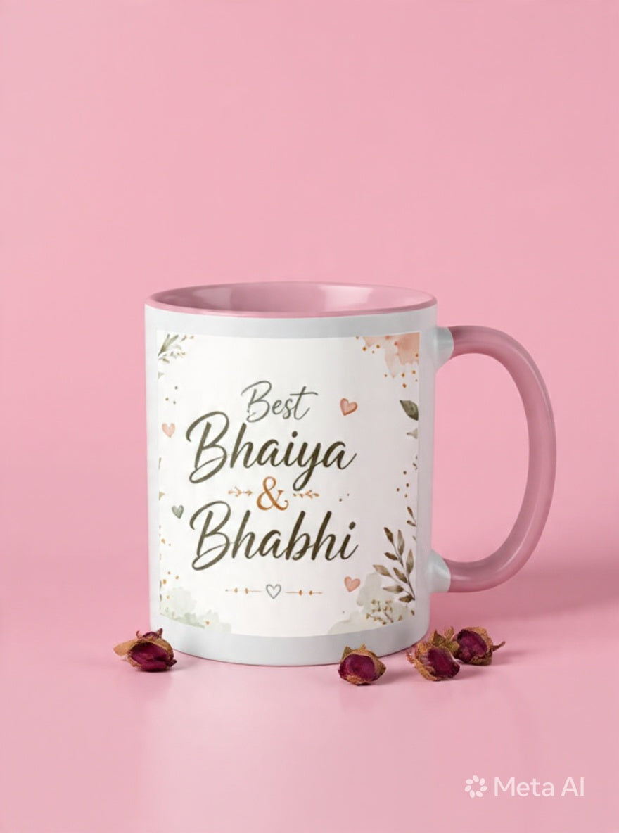Best Bhai & Bhabhi Color Coffee Mug
