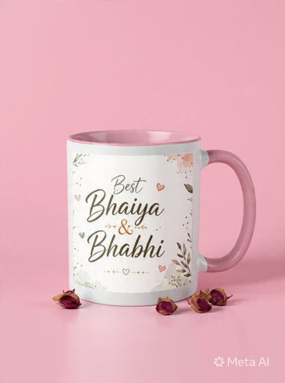 Best Bhai & Bhabhi Color Coffee Mug