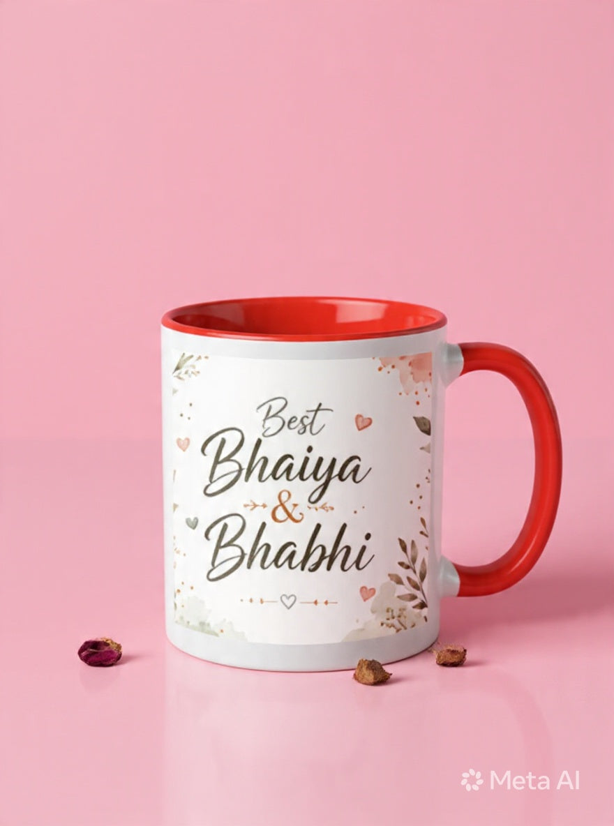 Best Bhai & Bhabhi Color Coffee Mug