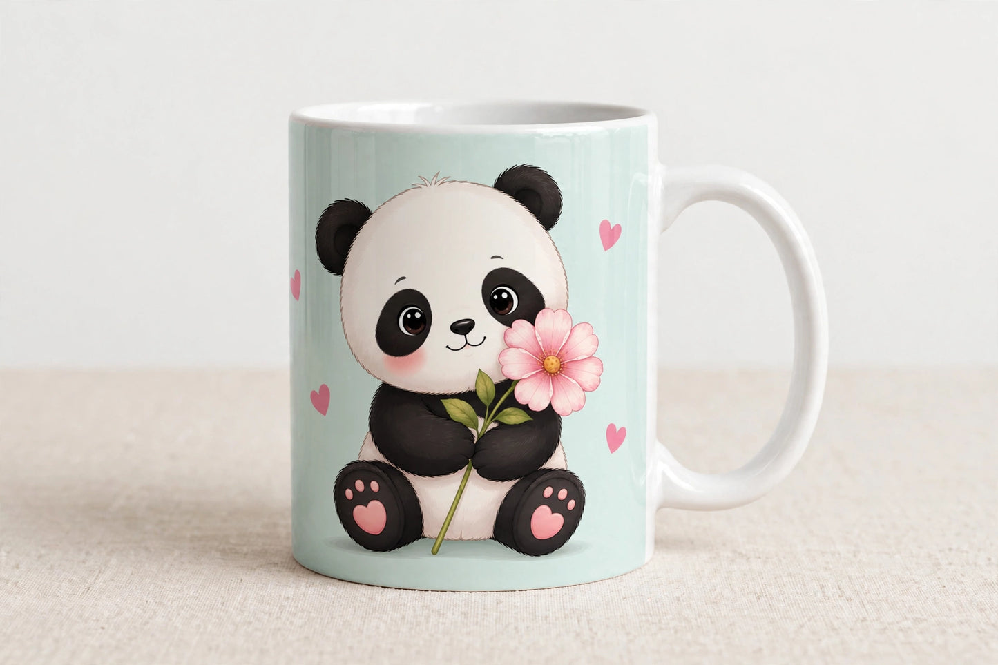 Personalised White Ceramic Coffee Mug – Sip, Smile and Shine | 11oz Gift