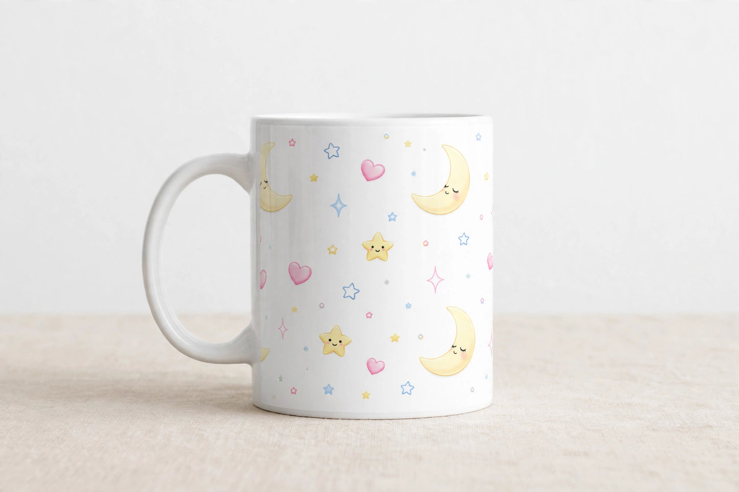 Personalised White Ceramic Coffee Mug – Enjoy the Little Things | 11oz Gift
