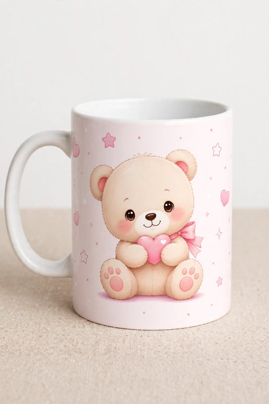 Personalised White Ceramic Coffee Mug – Sweet as a Hug, Soft as Love | 11oz Romantic Gift
