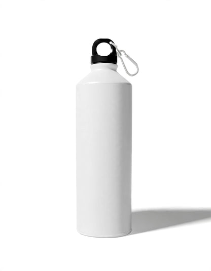 Personalised Name Sipper Water Bottle – Smiley Star Print | 750ml Aluminium Custom Gift